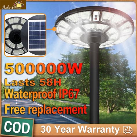 [Free shipping]500000W UFO solar street light outdoor .